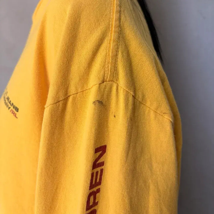 [BUNJANG] Polo Jeans Yellow Long Sleeve Shirt L / 폴로진 롱슬리브