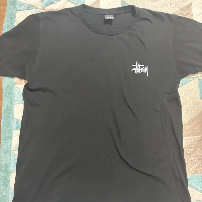 [BUNJANG] Stussy Basic Logo Short Sleeve T-Shirt Black L / 스투시 기본 로고 반팔 블랙 판매