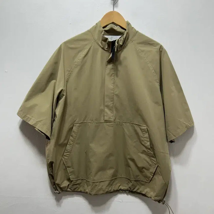 [BUNJANG] Kato AAA Half Sleeve Pullover Shirt Khaki Anorak / 카토/AAA 하프 슬리브 풀오버 셔츠 카키 아노락 F