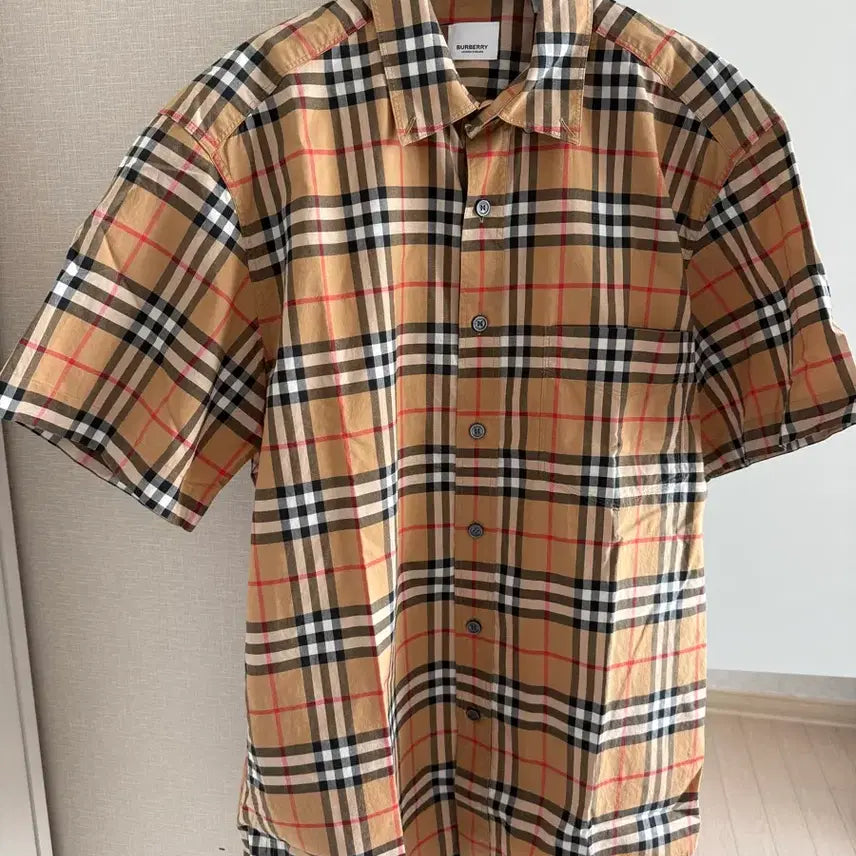 [BUNJANG] Burberry Short Sleeve Shirt / 버버리 반팔 셔츠 정품