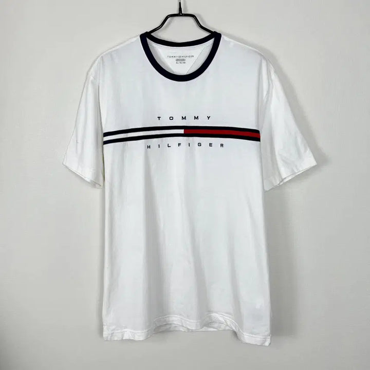 [BUNJANG] Tommy Hilfiger White Round Neck T-Shirt Men&