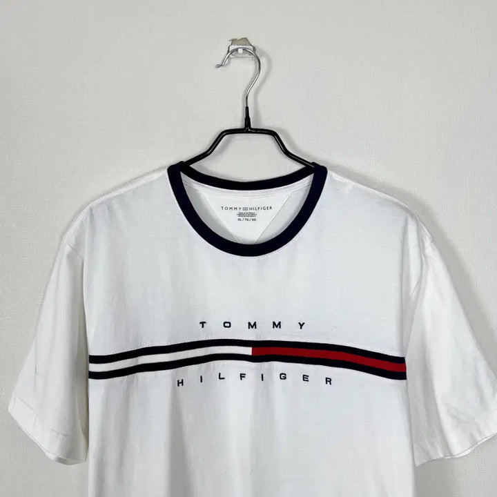 [BUNJANG] Tommy Hilfiger White Round Neck T-Shirt Men&