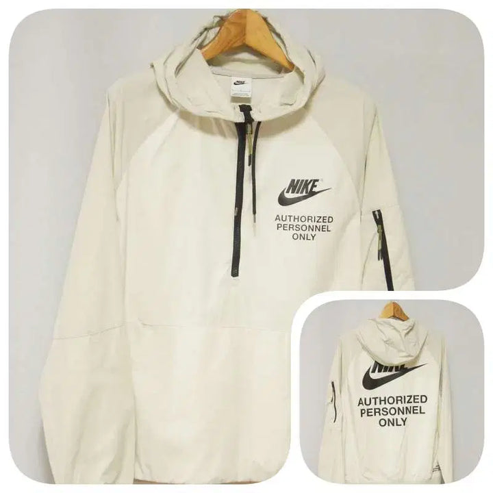 [SOLD OUT] 나이키 빅로고 반집업 후드티셔츠 남성100
