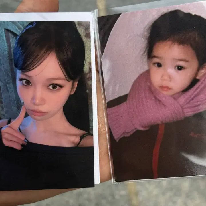 [BUNJANG] LE SSERAFIM Kim Chaewon Celebration Official Photocard &amp; Baby Photocard Set / 르세라핌 김채원 celebration 공방포카 +아기포카세트