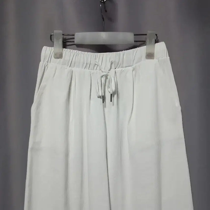 [BUNJANG] Wide Banding Cotton Pants / 와이드 밴딩 면바지