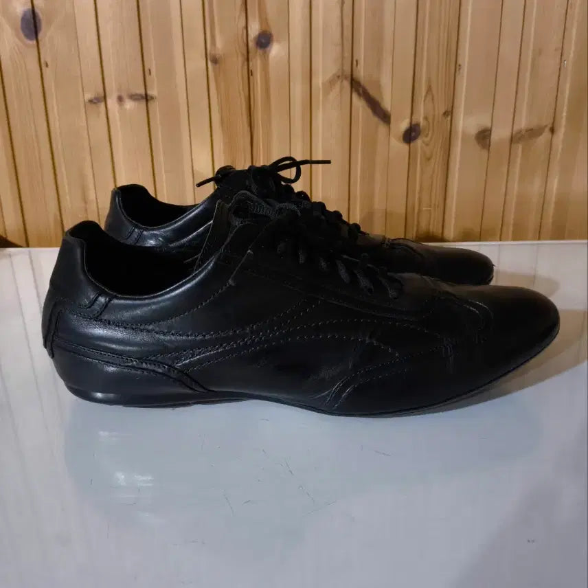 [BUNJANG] Louis Vuitton Low-Cut Black Leather Driving Sneakers / 8.5 275mm 루이비통 로우컷 블랙 레더 드라이빙 스니커즈