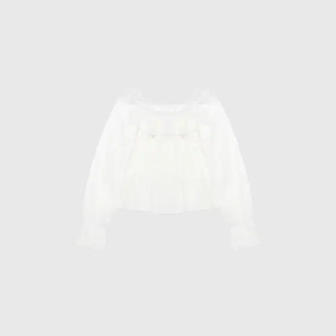 [BUNJANG] Laplier Angel Blouse White / 새상품, 라플리에 엔젤 블라우스 화이트