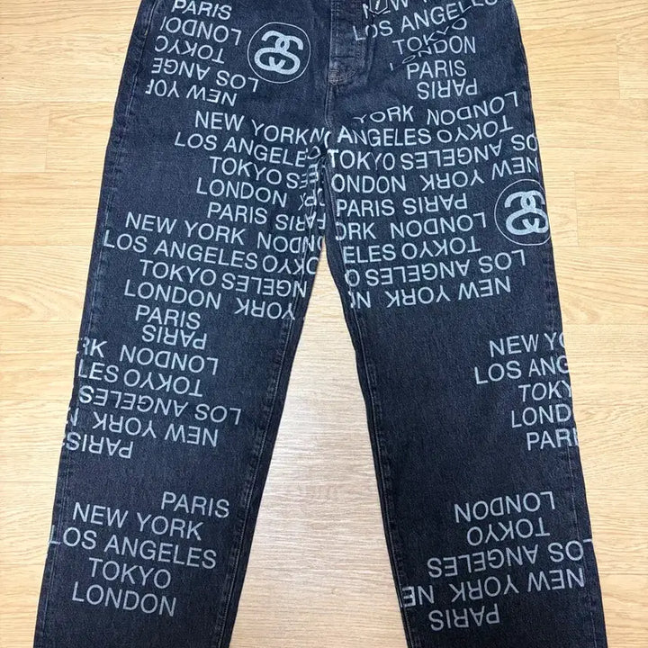 [BUNJANG] Stussy Big Ol Jeans City Denim Black Size 36 New / 스투시 빅 올 진 시티 데님 블랙 36사이즈 새상품
