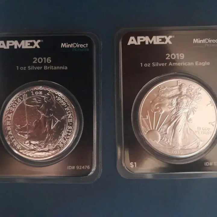 [BUNJANG] APMEX Britannia Silver Coin 2016 / American Eagle Silver Coin 2019 / APMEX 실버 브리타니아 2016 / 아메리칸이글 2019