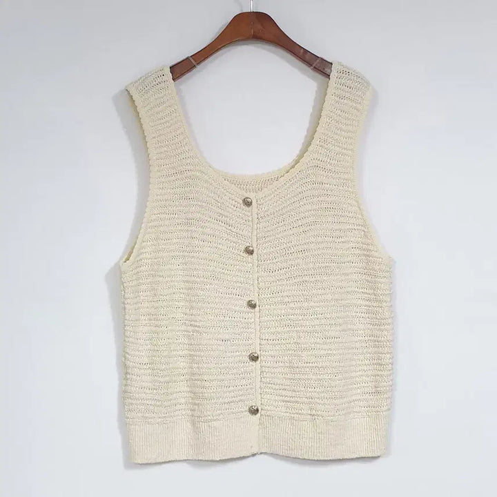 [BUNJANG] SHES MISS 25SS Ivory Knit Vest / SHES MISS 25년SS 니트베스트