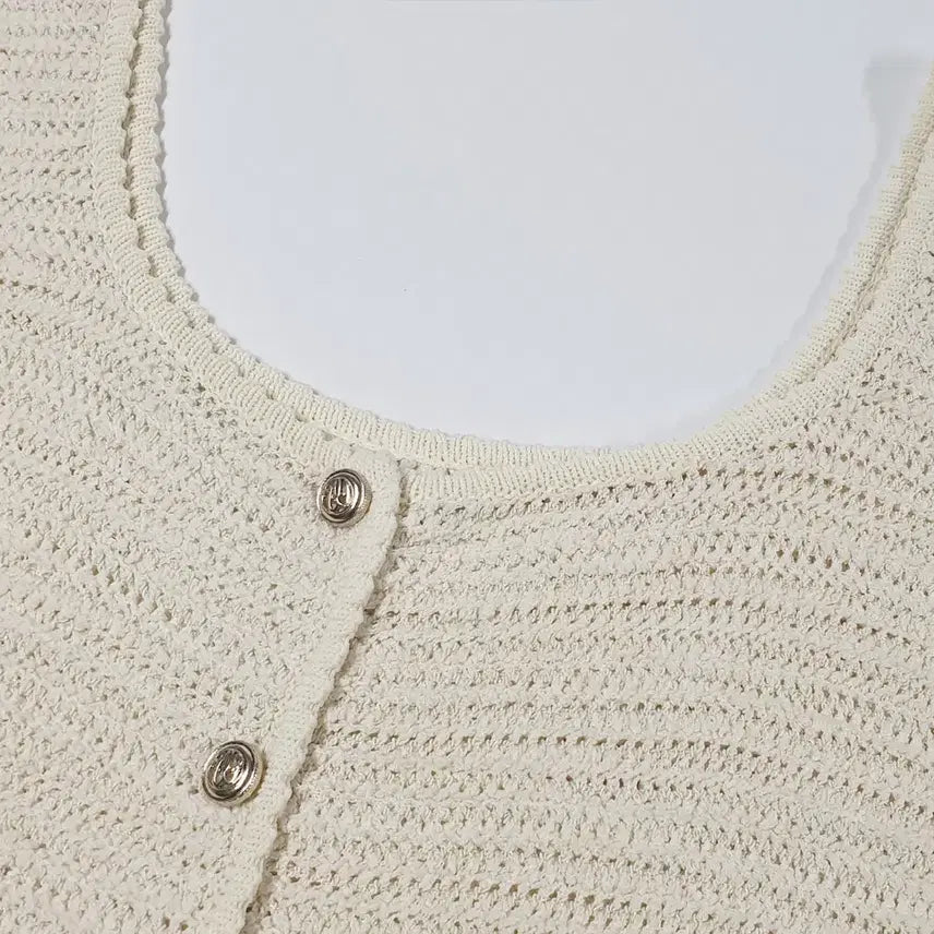 [BUNJANG] SHES MISS 25SS Ivory Knit Vest / SHES MISS 25년SS 니트베스트