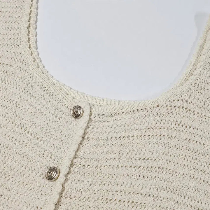 [BUNJANG] SHES MISS 25SS Ivory Knit Vest / SHES MISS 25년SS 니트베스트