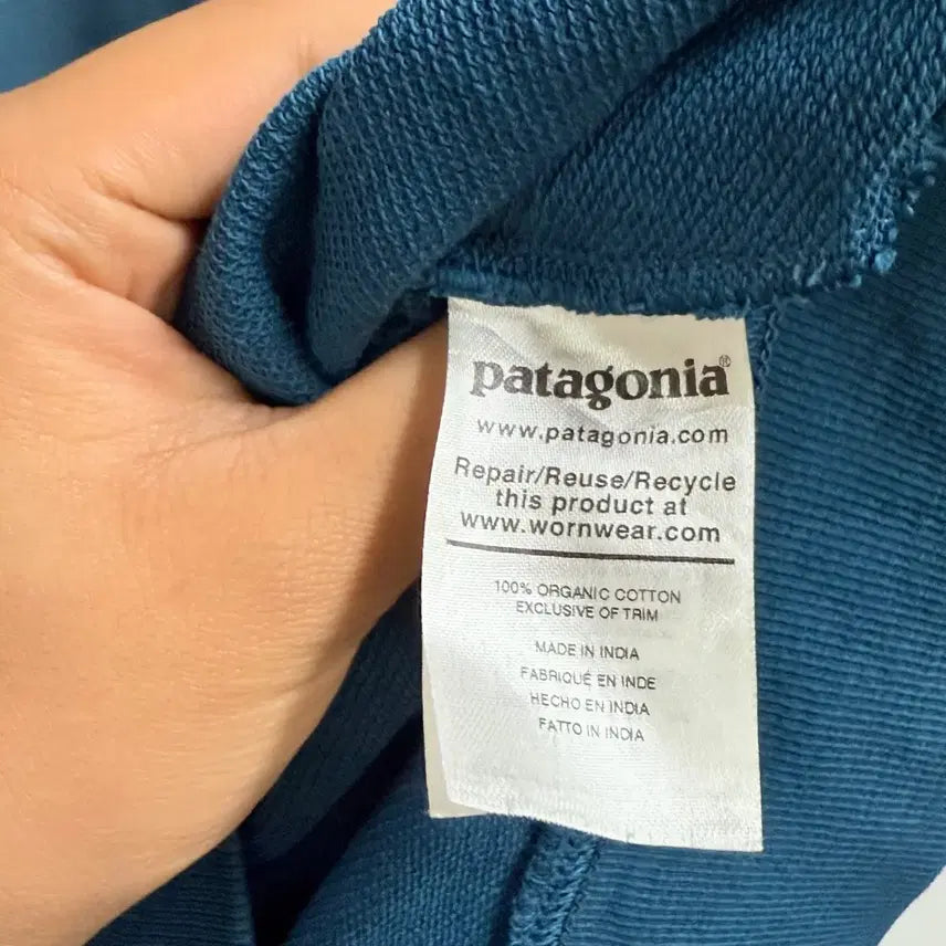 [BUNJANG] Patagonia P-6 Logo Organic Slim Fit Sweatshirt / 파타고니아 P-6 로고 오가닉 슬림핏 스웨트셔츠 S