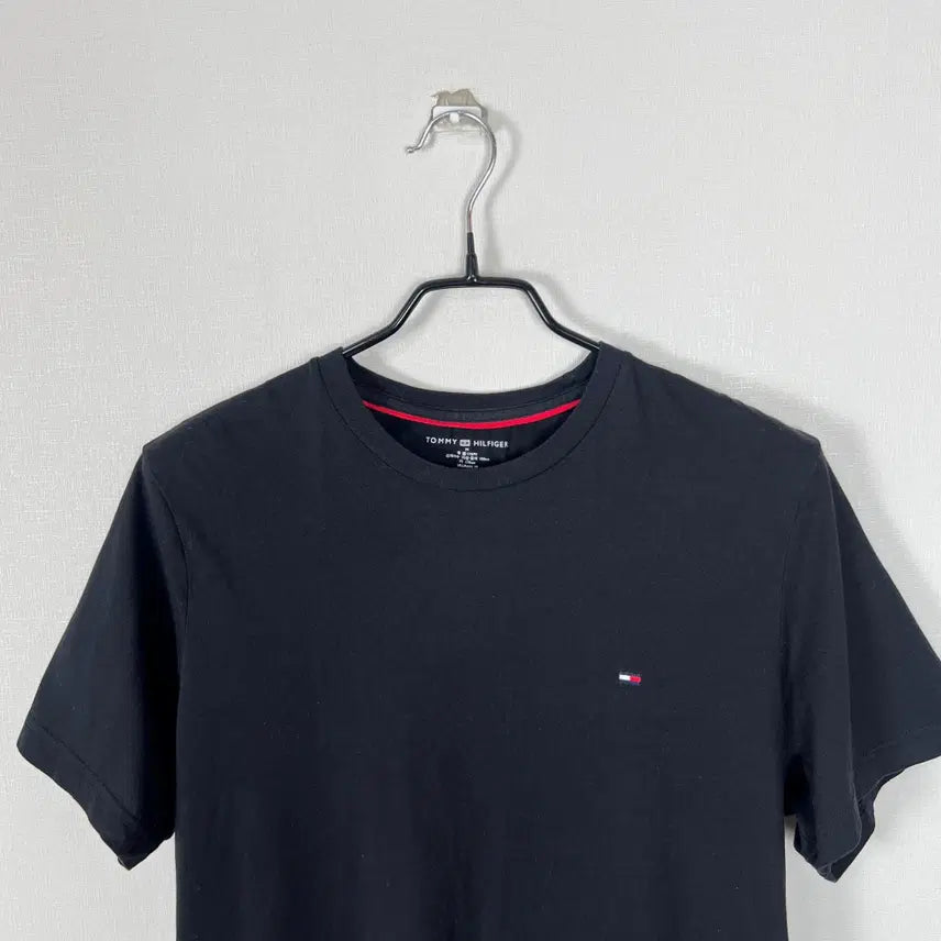 [BUNJANG] Tommy Hilfiger Black Cotton Short Sleeve T-Shirt Men&