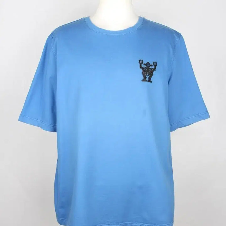 [BUNJANG] Hermes Robot Patch Short Sleeve T-Shirt L (100) / 에르메스 로봇 패치 반팔 티셔츠 L(100)