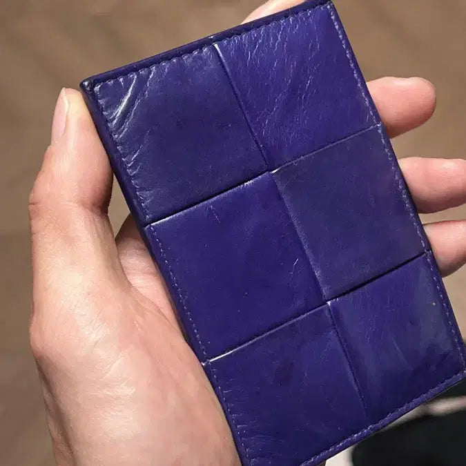 [BUNJANG] Bottega Veneta Purple Card Holder / 보테가베네타 카드지갑 퍼플색상