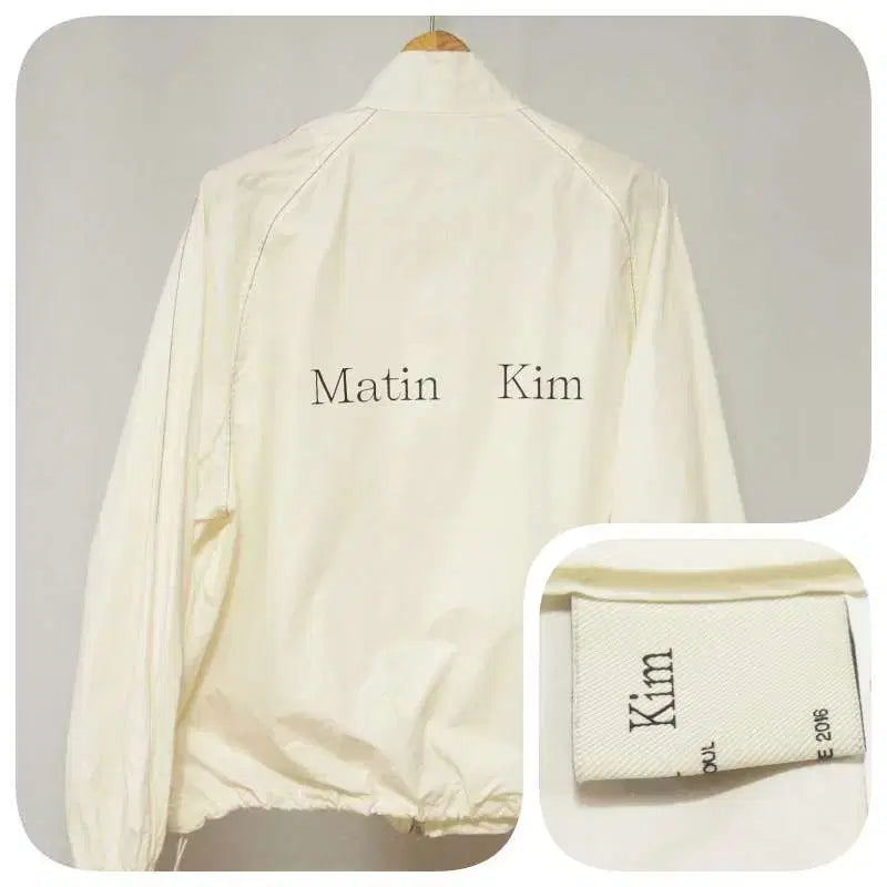 [BUNJANG] Matin Kim Ivory Windbreaker Jumper - Women&