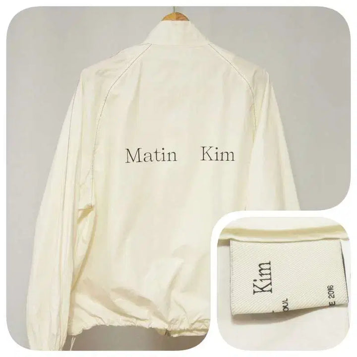[BUNJANG] Matin Kim Ivory Windbreaker Jumper - Women&