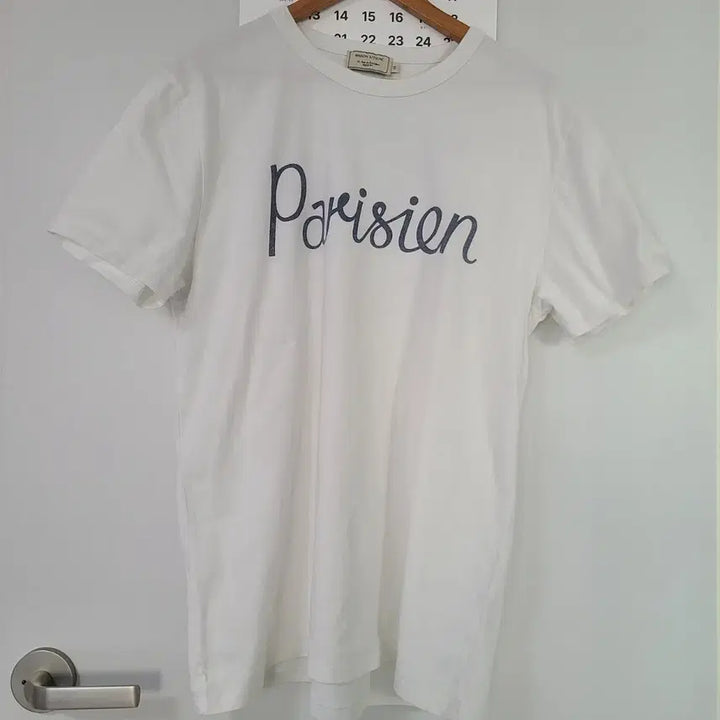 [BUNJANG] Maison Kitsuné Department Store White T-shirt / 메종키츠네 백화점판 반팔 티셔츠 화이트