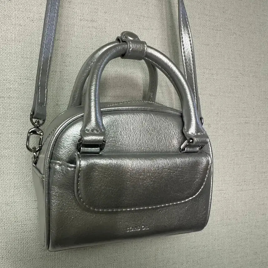 [BUNJANG] Standoil Silver Mini Tote Bag / 스탠드오일 실버 미니 토트백