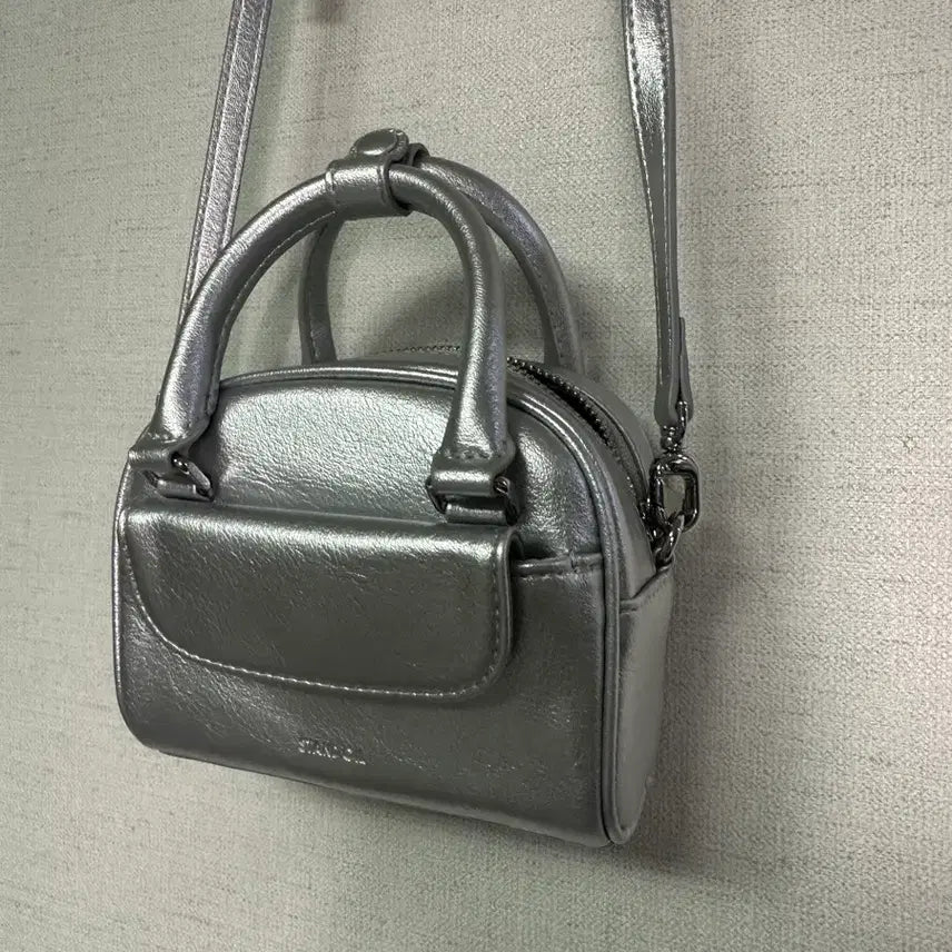 [BUNJANG] Standoil Silver Mini Tote Bag / 스탠드오일 실버 미니 토트백