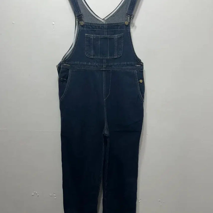 [BUNJANG] Denim Overalls Pants / 데님 멜빵바지 청멜빵 바지 55