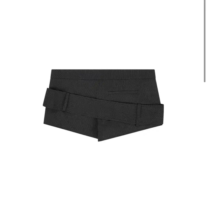[BUNJANG] Bohemian Seoul Belt Detail Shorts Stripe Black / (택0 새상품) 보헤미안서울 BELT DETAIL SHORTS 벨트디테일