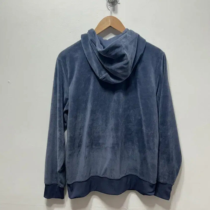 [BUNJANG] Jordan Velvet Hooded Zip-Up Navy XL / 조던 벨벳 후드집업 네이비 XL 벨벳 여성
