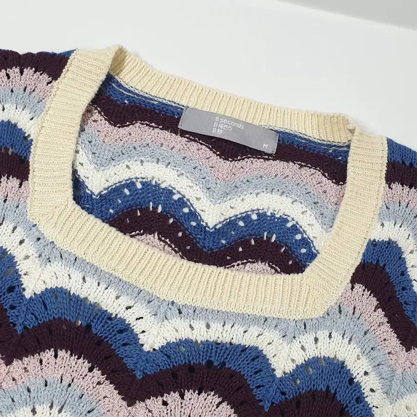 [BUNJANG] 8seconds Square Neck Knit Sweater (Size M) / 8seconds 스퀘어넥 니트 M
