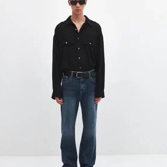 [BUNJANG] Label Archive Black Check Shirt / 라벨아카이브 블랙 체크셔츠 3