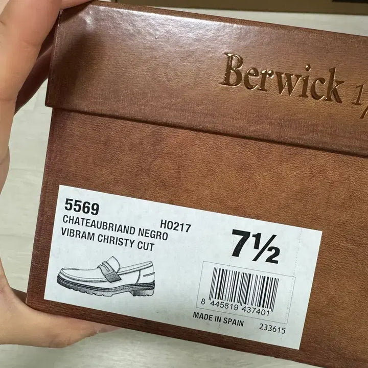 [BUNJANG] Berwick x Blank Room 5569 Black Loafers / [265/7.5]Berwick 버윅X블랭크룸 5569 블랙 로퍼 새상품