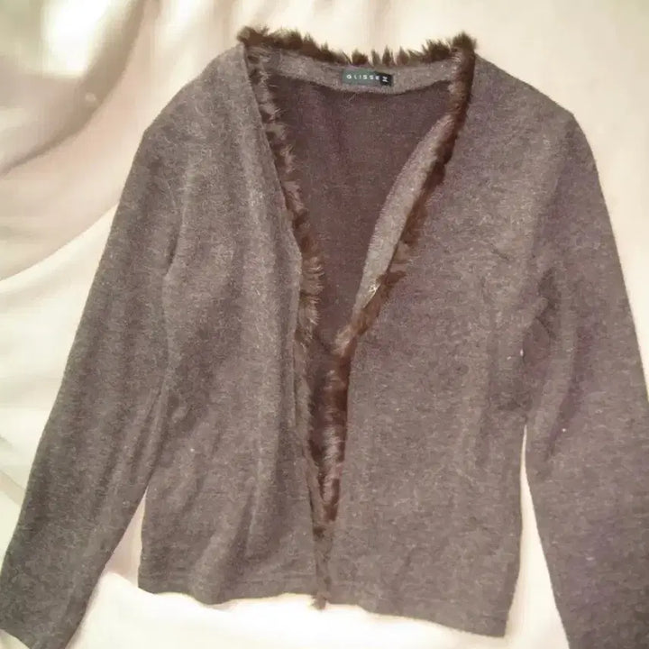 [BUNJANG] GLISSEII Vintage Angora Knit Cardigan Set / 일본 빈티지 GLISSEII 퍼 앙고라 니트 가디건 세트 모리걸 페어리