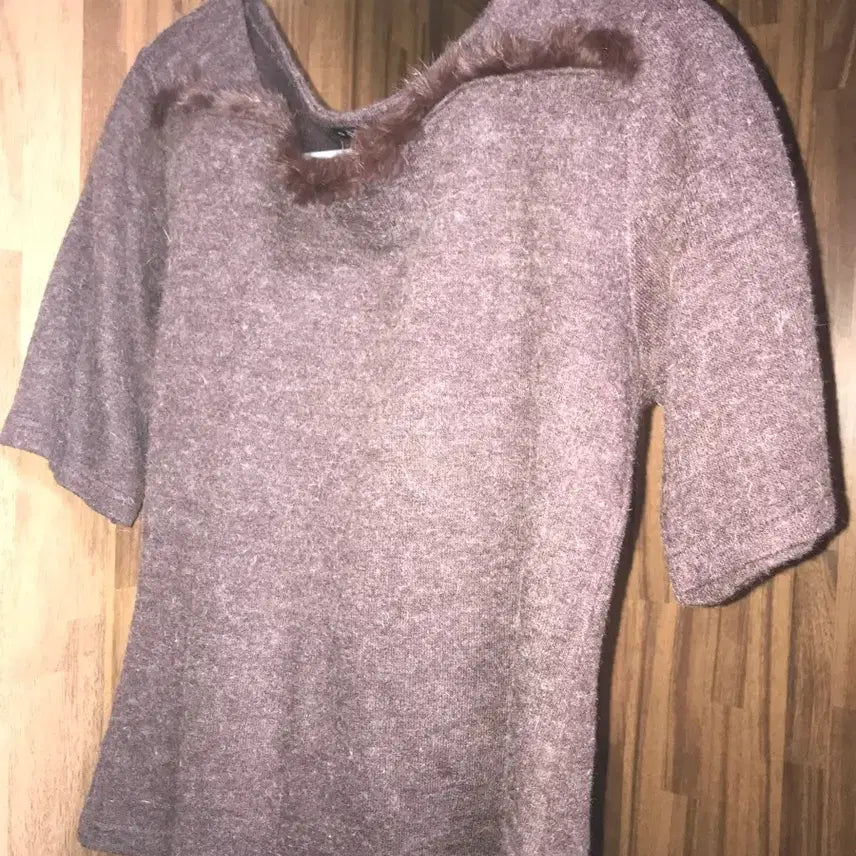 [BUNJANG] GLISSEII Vintage Angora Knit Cardigan Set / 일본 빈티지 GLISSEII 퍼 앙고라 니트 가디건 세트 모리걸 페어리