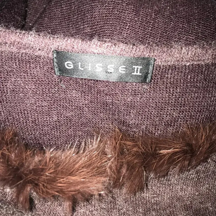 [BUNJANG] GLISSEII Vintage Angora Knit Cardigan Set / 일본 빈티지 GLISSEII 퍼 앙고라 니트 가디건 세트 모리걸 페어리