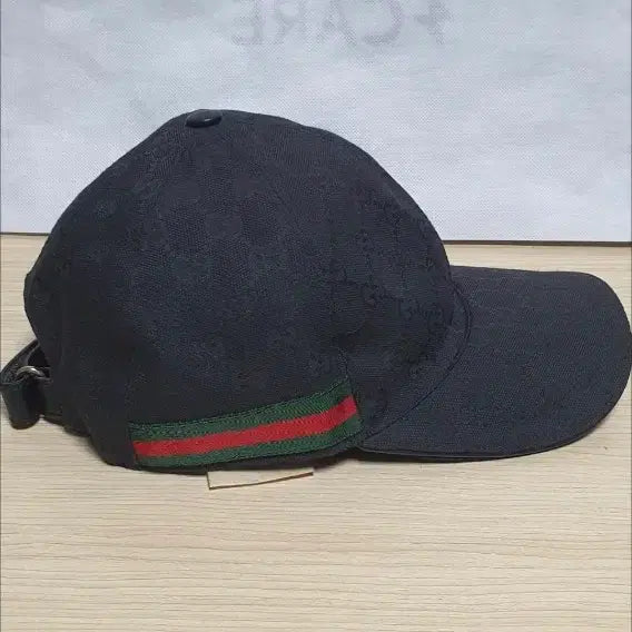 [BUNJANG] Gucci Black Cotton Monogram Baseball Cap / 구찌 모자/볼캡 L(59) 새상품급 정품(한글텍)