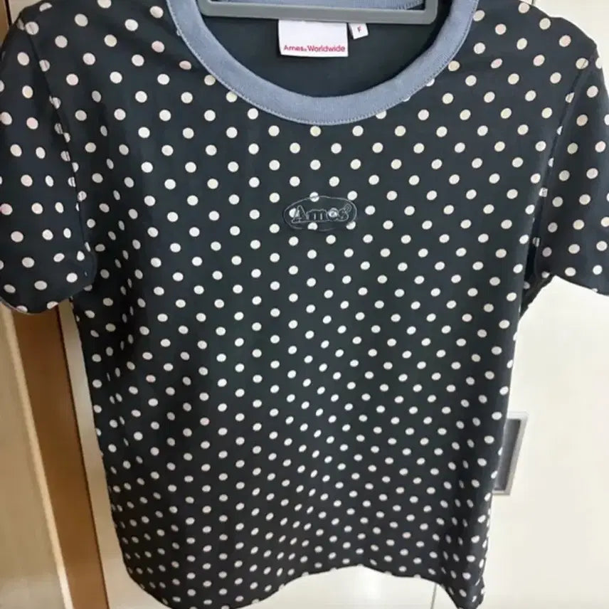 [BUNJANG] Ames Worldwide Dot Short Sleeve T-Shirt / Ames Worldwide 도트 반팔 티셔츠