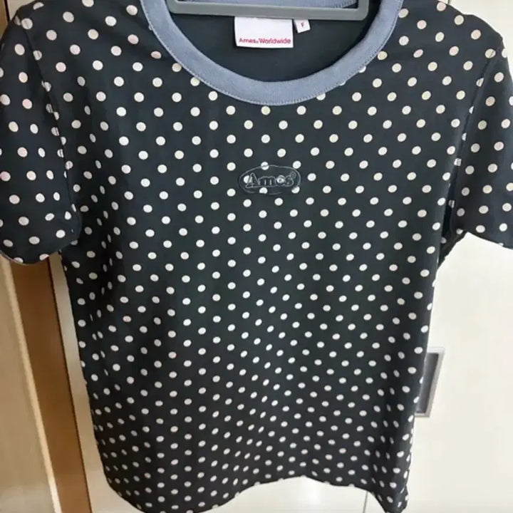 [BUNJANG] Ames Worldwide Dot Short Sleeve T-Shirt / Ames Worldwide 도트 반팔 티셔츠