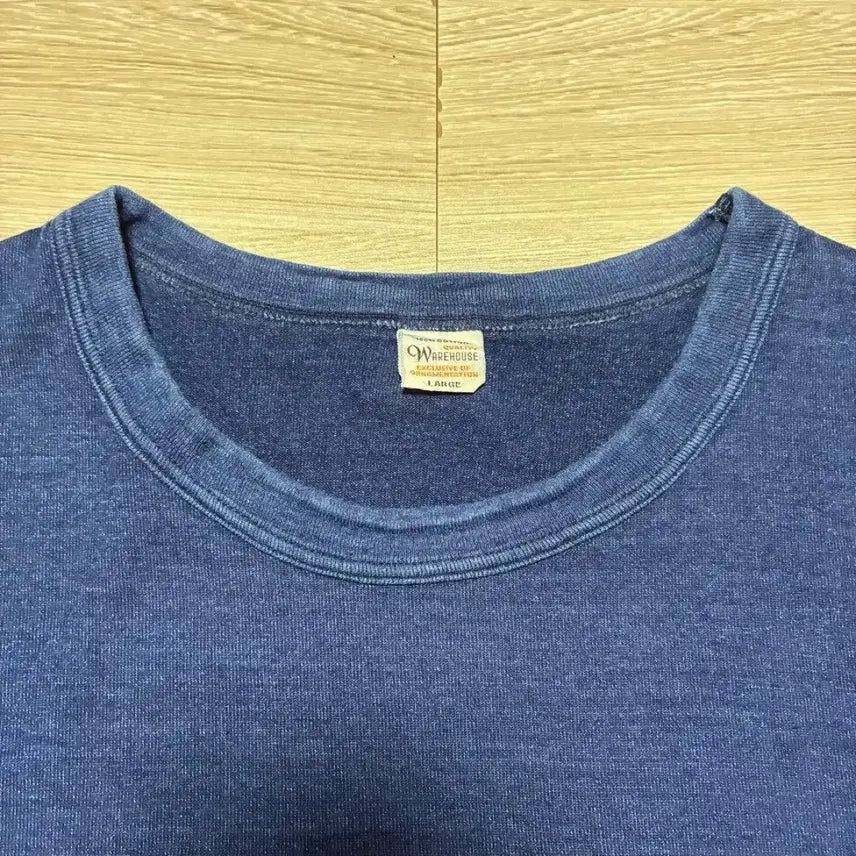 [BUNJANG] WAREHOUSE Indigo Dyed Pocket T-Shirt / WAREHOUSE 웨어하우스 인디고 염색 포켓 티셔츠