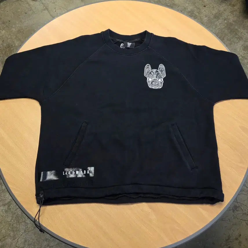 [BUNJANG] Life Work Sweatshirt / 라이프워크 맨투맨 여성 프리
