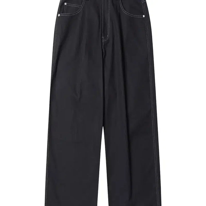 [BUNJANG] Customellow Sadsmile Stitch Cotton Pants / 커스텀멜로우 Sadsmile Stitch Cotton Pants