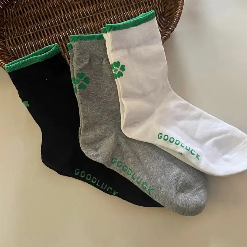 [BUNJANG] Clover Socks / 클로버 양말