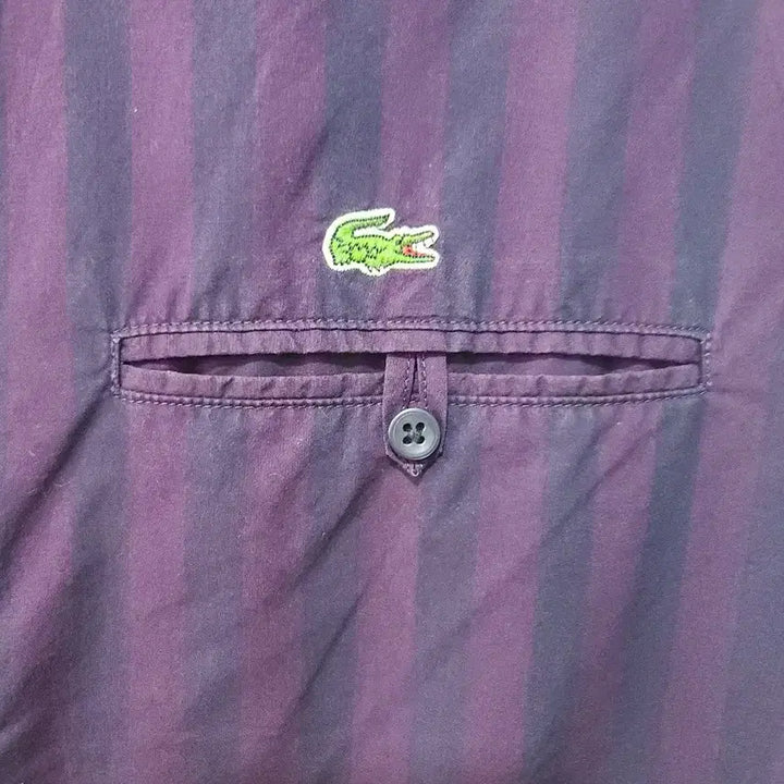 [BUNJANG] Lacoste Purple Long Sleeve Shirt / 라코스테 퍼플 긴팔 셔츠