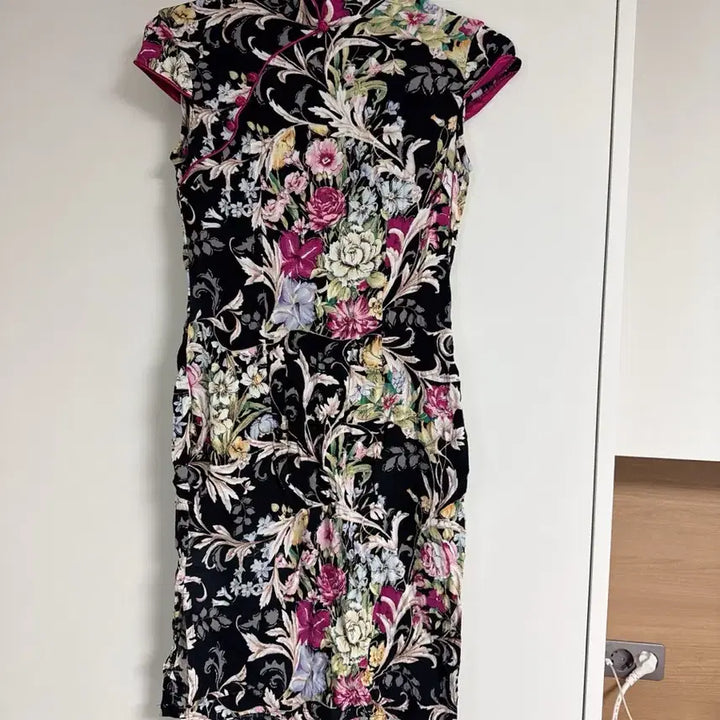 [BUNJANG] Flower Cheongsam Size S / 플라워 치파오 S사이즈