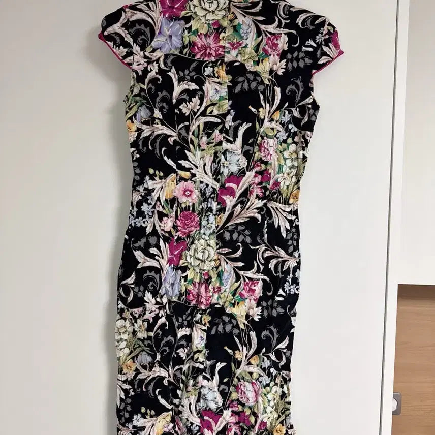 [BUNJANG] Flower Cheongsam Size S / 플라워 치파오 S사이즈