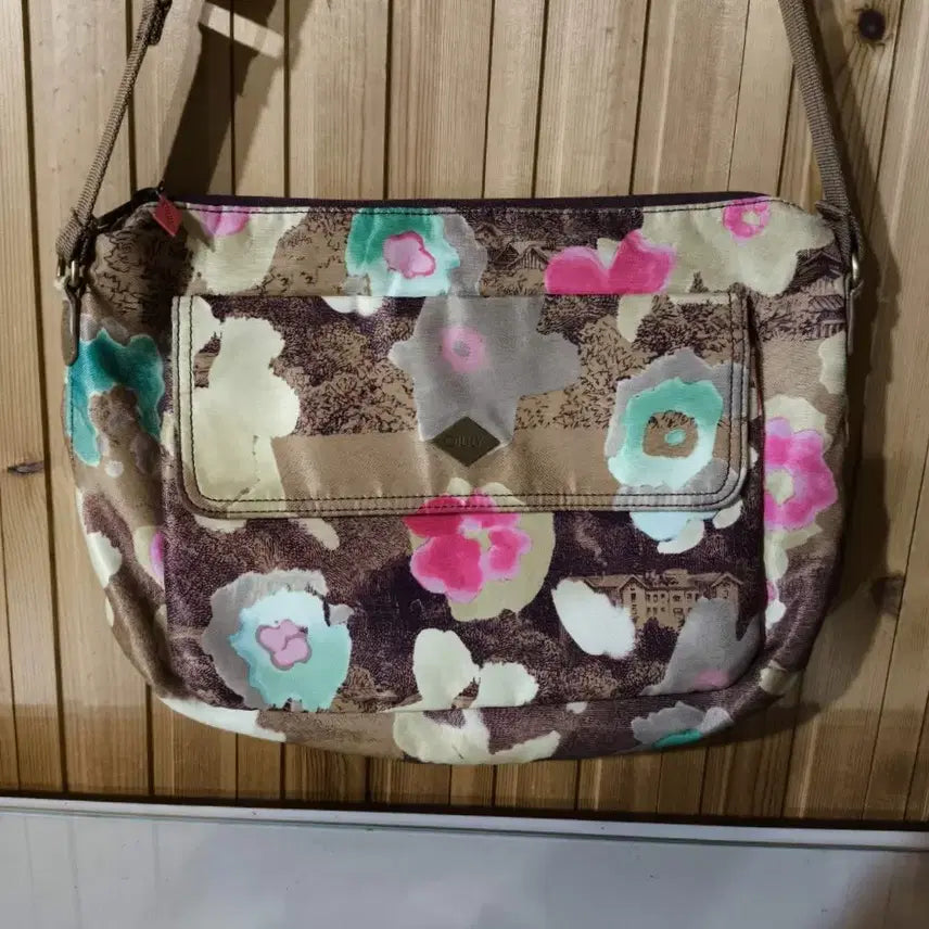 [BUNJANG] Oilily Flower Crossbody Bag / 오일릴리 Oilily 플라워 크로스백 가방