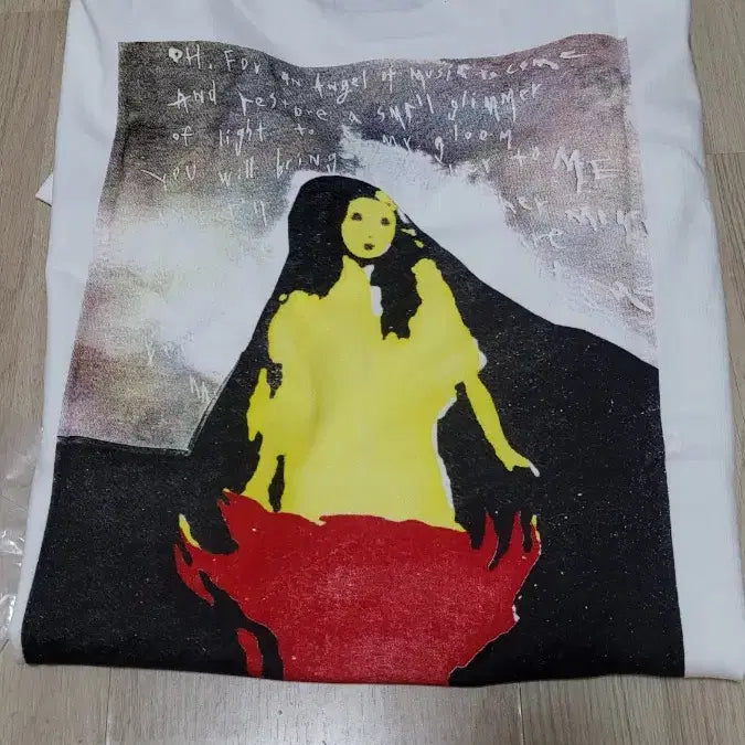[BUNJANG] Park Hyo Shin Phantom White T-Shirt M Size / 박효신 팬텀 화이트 티셔츠