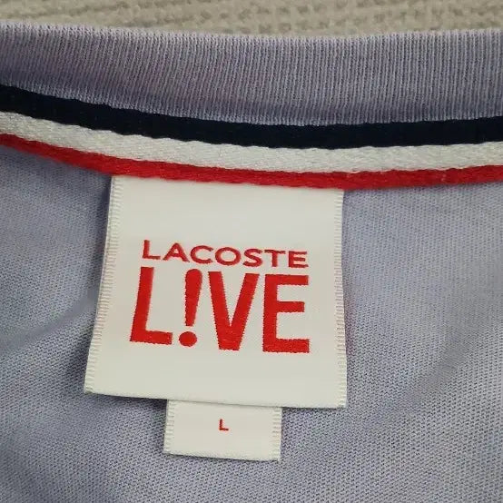 [BUNJANG] Lacoste Live Short Sleeve T-Shirt Lavender / 라코스테 라이브 반팔 티셔츠 라벤더