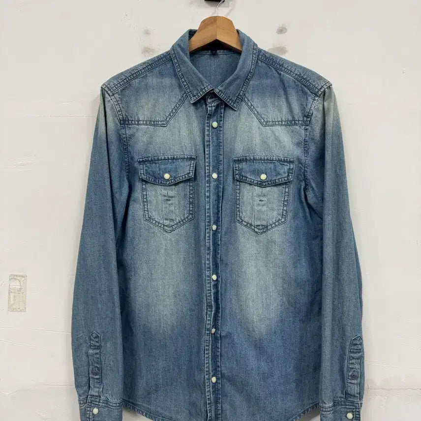 [BUNJANG] Guess Western Denim Shirt / (95)게스 웨스턴 데님셔츠