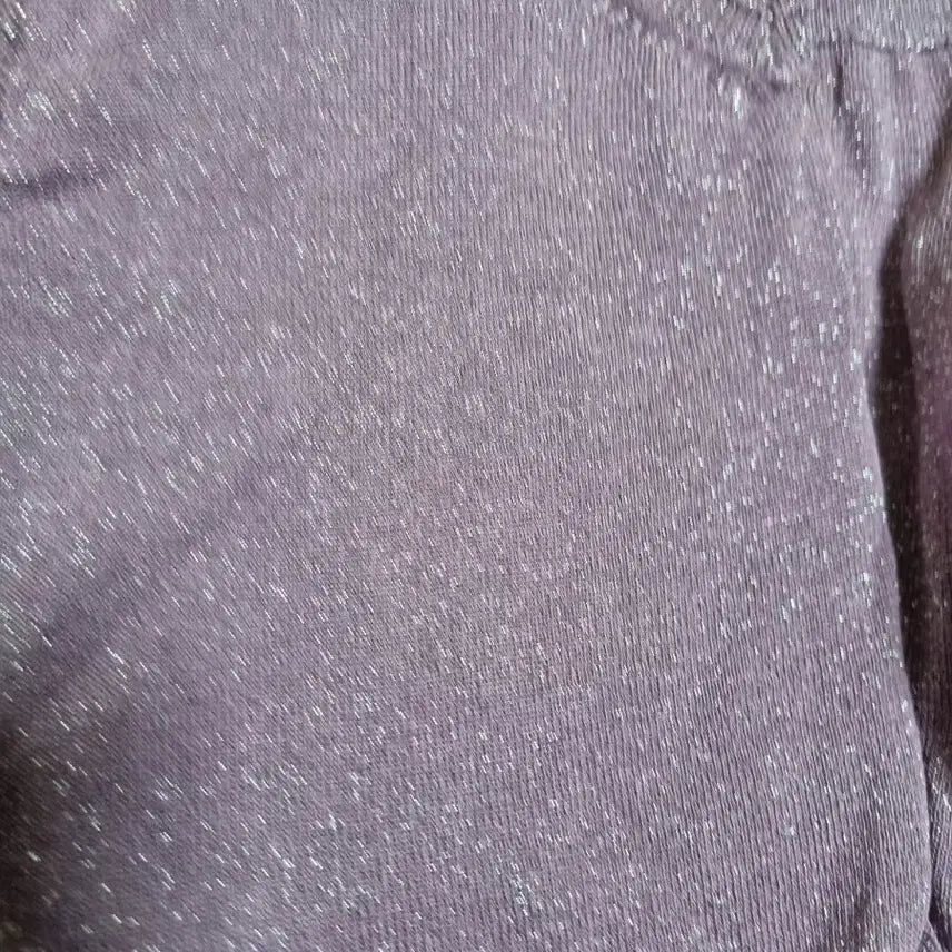 [BUNJANG] Purple Glitter Long Sleeve T-Shirt / 보라색 반짝이 티셔츠