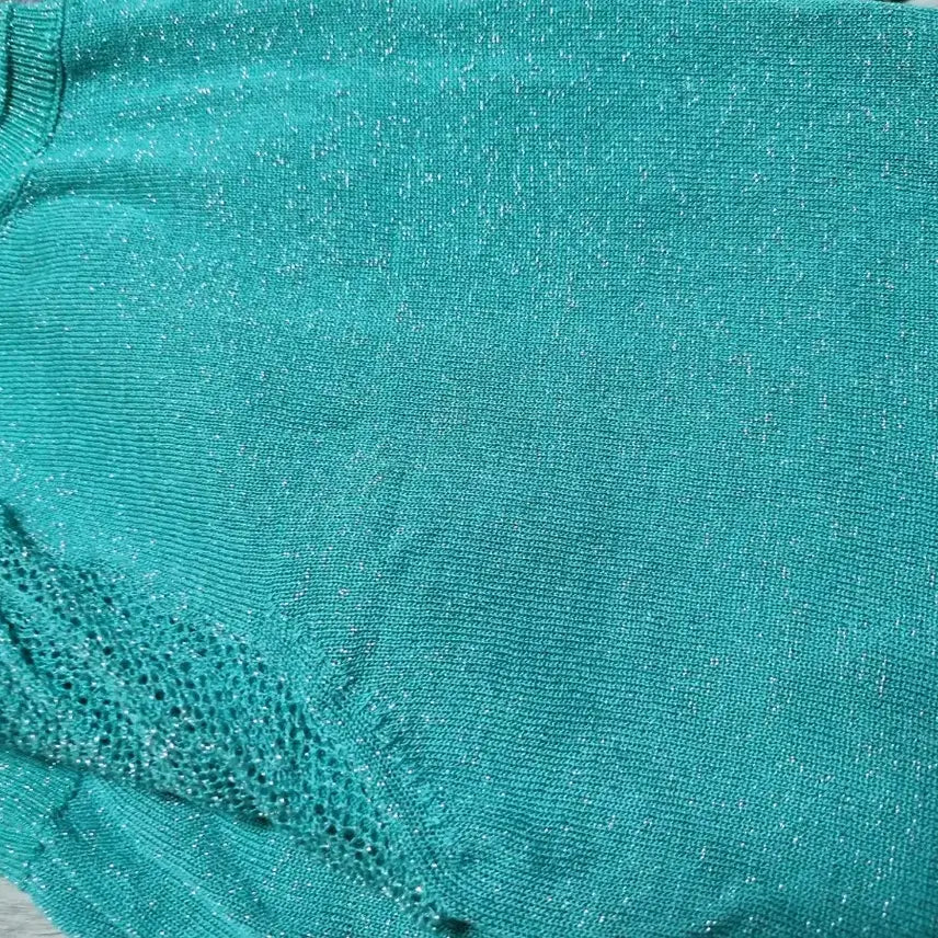 [BUNJANG] Purple Glitter Long Sleeve T-Shirt / 보라색 반짝이 티셔츠
